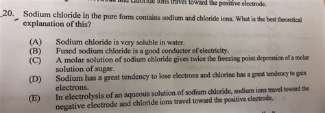 Solved Which hydride has the most ionic bonding? 3. (A) | Chegg.com