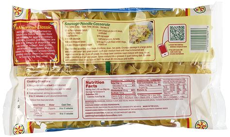 Pennsylvania Dutch Hearty Homestyle Egg Noodles 12 Oz Bag Set Of 2