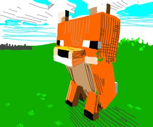 Minecraft Fox - Drawception