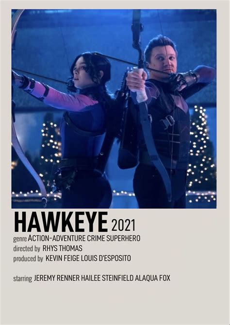 Hawkeye 2021 Alternative Poster Avengers Movie Posters Avengers