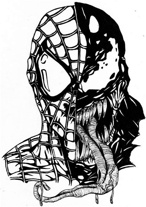 Printable Venom Coloring Pages Coloring Home