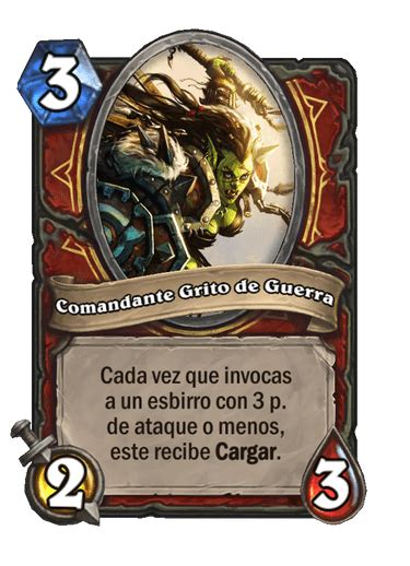 Comandante Grito De Guerra Biblioteca De Cartas De Hearthstone