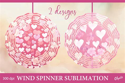 Spring Wind Spinner Sublimation Design Graphic By Olyate0108 · Creative Fabrica