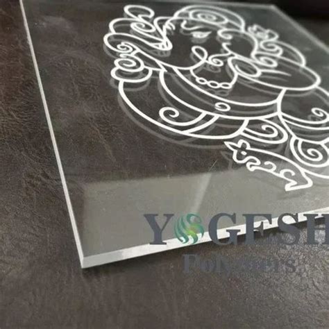 Yogesh Polymers Mirror Finish Acrylic Transparent Sheet Thickness 5 0