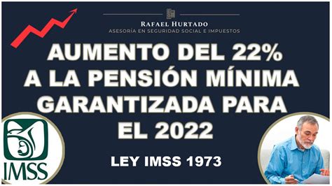 Aumento Del A La Pensi N M Nima Imss Ley Y Al Salario