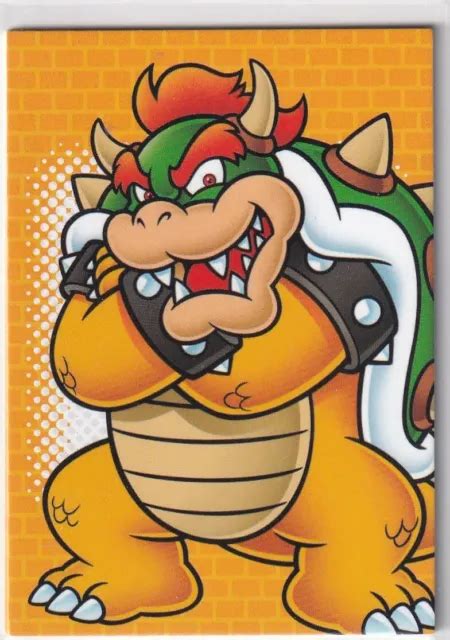 Panini Super Mario Trading Carte Mappa No Linea Disegno Card