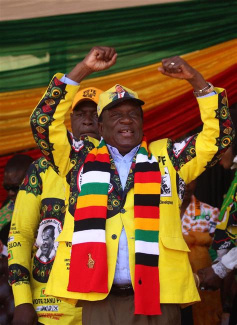 Zimbabwean President Mnangagwa Gets Re Elected Shine News