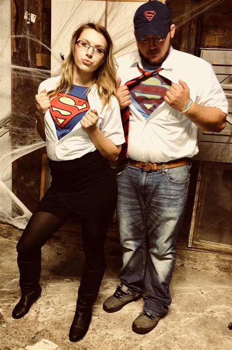 Superman And Lois Lane Halloween Costume My Babe And I Rocking It Couplescostume Superman