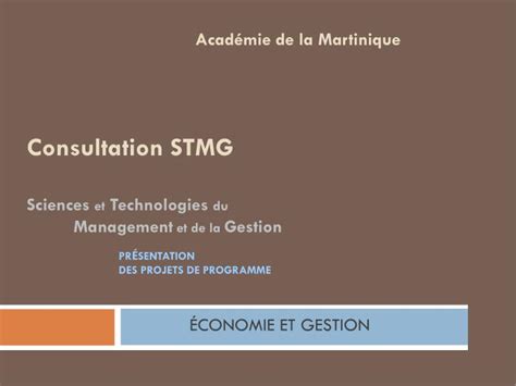 La série STMG Sciences et Technologies du Management et de la Gestion