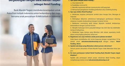 Lowongan Kerja Mandiri Taspen Penempatan Bukittinggi Infosumbar