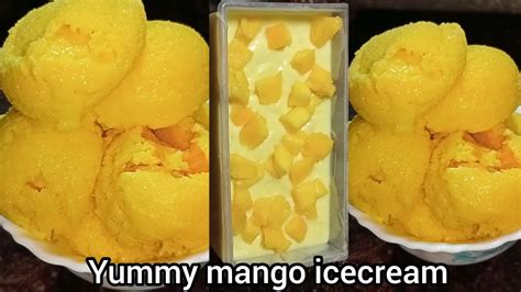 Mango Ice Cream How To Make Mango Ice Cream Sirf 2 Cup Milk Se