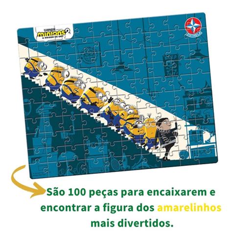 Jogo Quebra Cabe A Da Turma Do Minions Pe As Estrela Mercadolivre