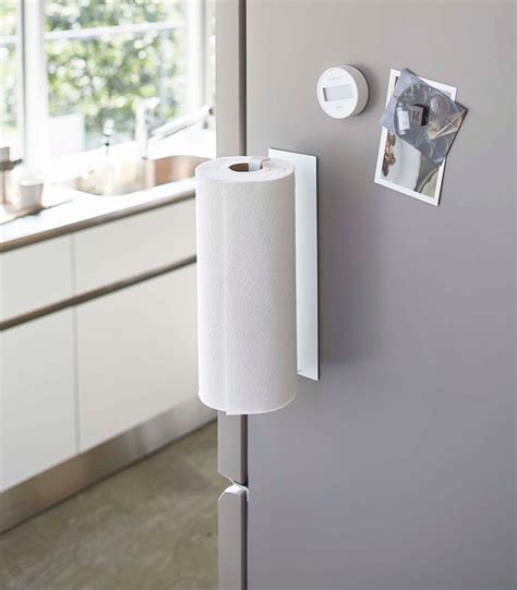 Magnetic Paper Towel Holder Steel Yamazaki Home