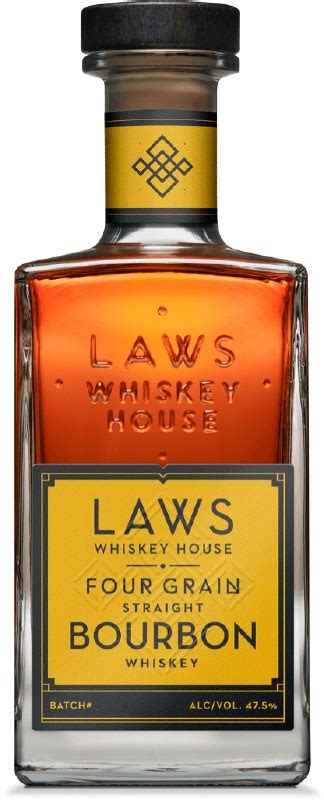 Laws Whiskey House Four Grain Straight Bourbon Whiskey 750ml Legacy