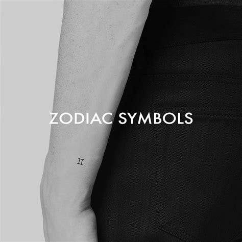 Zodiac symbols – Little Tattoos