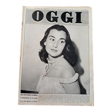 RIVISTA SETTIMANALE D EPOCA Politica Attualità Cultura Oggi N 37