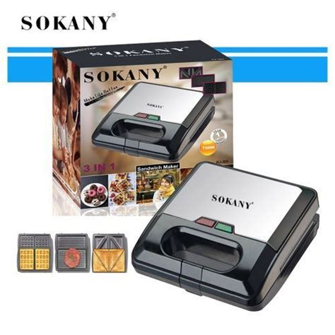 جهاز ساندوتش ميكر سوكاني 3 فى 1 Sokany Kj 303 مزايا شوب Mazaya Shop