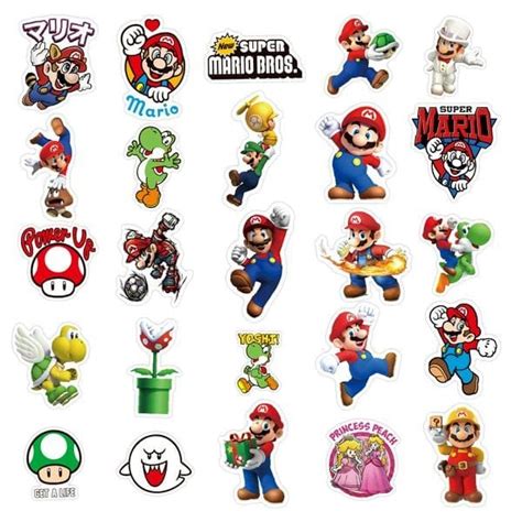 H Nh D N Sticker T Ng H P Super Mario Bros C I Ng U Nhi N Nshop