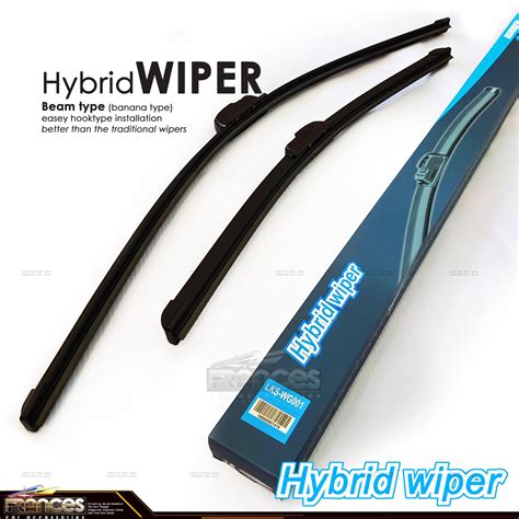 Heavy Duty Hybrid Banana Type Wiper Blade All Size Hook Type Car