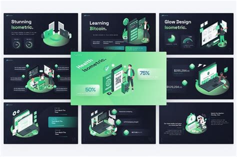 Isometric Vector Asset Powerpoint Template Incl Collection And Design