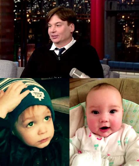 Mike Myers Debuts Photos Of Son Spike And Daughter Sunday On Late Show