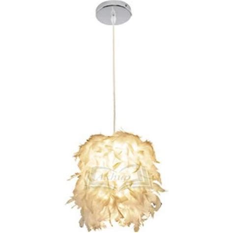 Plumes Suspension Filaire E27 Abat Jour Lustre Luminaire Pour Chambre