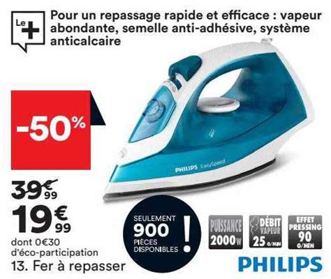 Promo Fer à Repasser Philips chez BUT iCatalogue fr