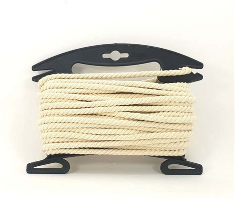 Cotton Rope 8 Mm10 M Twisted Natural Rope For Crafts Macrame Etsy