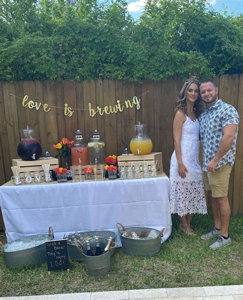 Backyard Engagement Party Ideas Bridal Shower Backyard