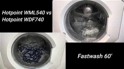 Wash Race Hotpoint Wdf740 Vs Wml540 Fast Wash 60 Youtube