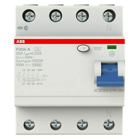 ABB System Pro M Compact FI Schalter F204 A 40 0 03 40 A Typ A 30 MA