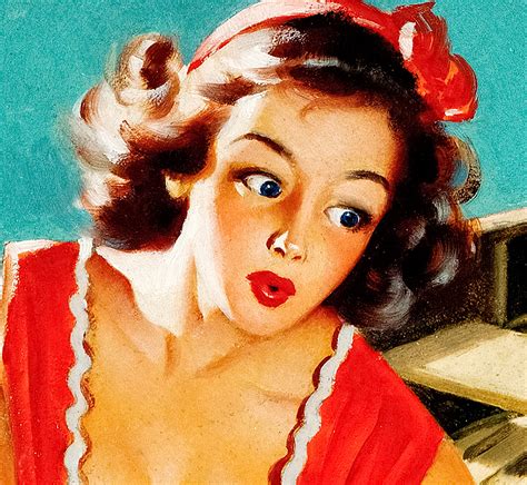 Pin Up Girl Wall Art Pin Up Art Print Vintage Bedroom Wall Art 16x20