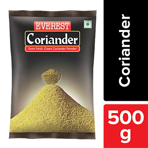 Buy Everest Powder Green Coriander 500 Gm Pouch Online At The Best