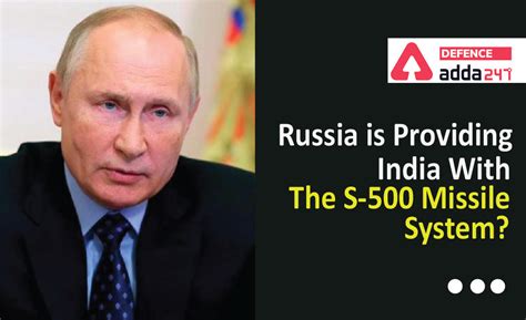 Russia is Providing India with the S-500 Missile System?