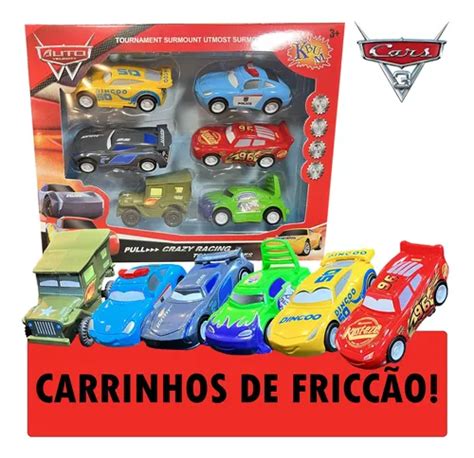 Carrinhos Fricção Filme Carros 3 Relampago Mcqueen MercadoLivre