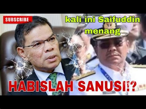 PANAS HABISLAH SANUSIKALI INI SAIFUDDIN MENANG YouTube