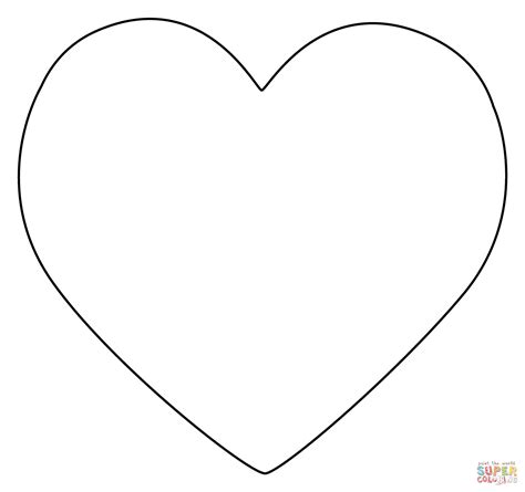 Heart Suit Emoji Coloring Page