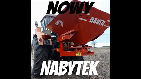 Nowy nabytek Rozsiewacz do nawozów RAUCH YouTube