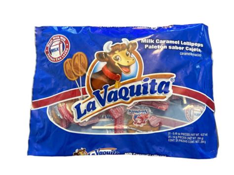 La Vaquita Paleton De Cajeta Piezas Canels Milk Caramel Lollipops