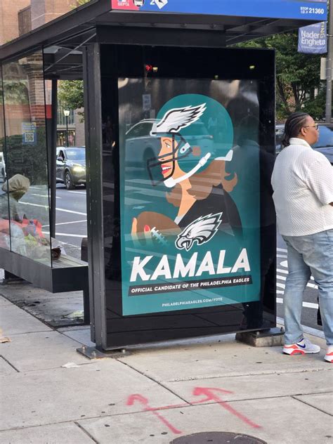 Kamala Ads In Philadelphia Claiming That She Is The Official Candidate