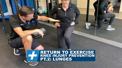 Knee Pain And Injury Prevention When Returning To Exercise Pt 2 Lunges Tim Keeley Physio