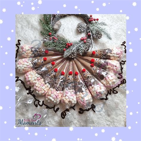 Santa Sweet Cones And Reindeer Hot Chocolate Christmas Eve Etsy