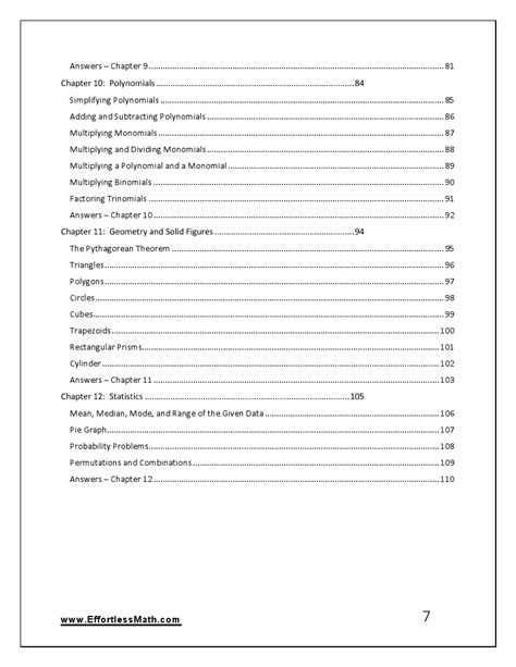 Comprehensive Pre Algebra Practice Book Complete Coverage