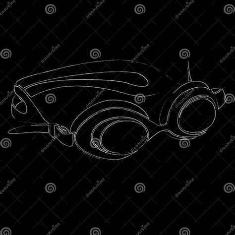 Swimming Goggles Stock Vector Illustration Of Goggles 74360636