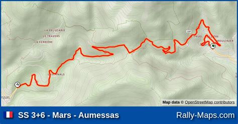 Ss Mars Aumessas Stage Map Crit Rium Des C Vennes Cfr