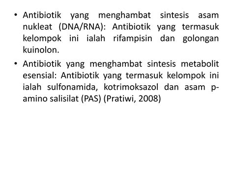 Penggolongan Antibiotika Pptx Pptx