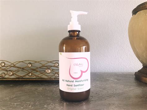 All Natural Hand Sanitizer Gel 16oz Oiluviz