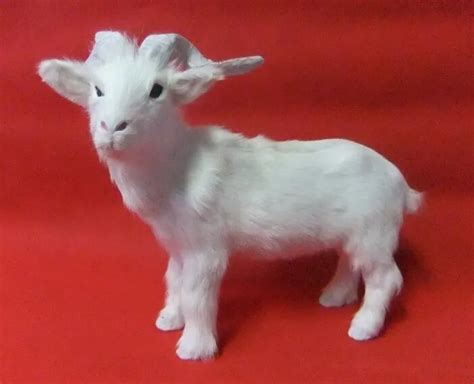 New Lovely Creative Simulation Goat Toy Lovely Handicraft Goat Doll