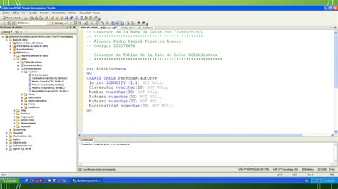 Creación De Bases De Datos En Sql Server Pptx