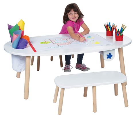 Amazon.com: ALEX Toys Artist Studio Super Art Table White: Toys & Games Alex White, Alex Toys ...